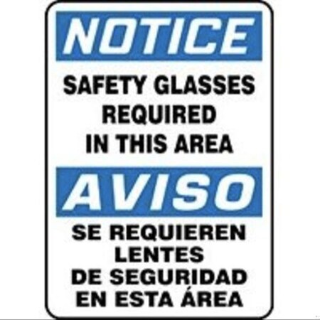 Accuform BILINGUAL OSHA NOTICE Safety Sign SBMPPA802VA SBMPPA802VA